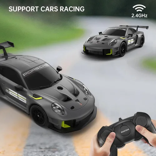Miniatura 5 de RASTAR Porsche 911 GT2 RS Modelo de Coche, 1:24 Escala RC Porsche 911 GT2 RS Clubsport 25 Coche de Control Remoto para Niños y Adultos