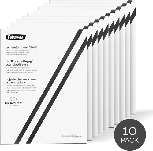 Miniatura 7 de Fellowes Hojas de limpieza laminadoras, paquete de 10, 8.5 x 11 pulgadas