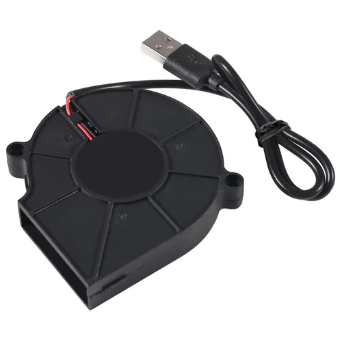 Miniatura 5 de UMLIFE Ventilador de enfriamiento sin escobillas USB DC de 2.953 in y 5 V para impresora 3D, enfriador de caja de computadora de PC CPU