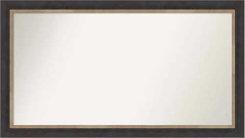 Miniatura 154 de Amanti Art Espejo personalizado, espejo de baño negro Astor, espejo de pared o espejo de tocador de baño sobre el fregadero (25 x 25 pulgadas)
