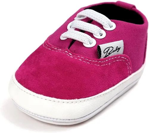 Miniatura 2 de Unisex Baby Girls Boys Shoes Infant Canvas Sneakers Anti-Slip Rubber Sole Newborn Crib Shoes Toddler Outdoor Athletic First Walkers