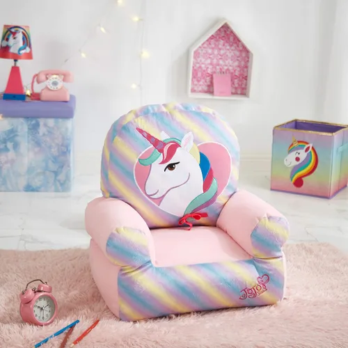 Miniatura 2 de JoJo Siwa - Puf estructurado de felpa arcoíris