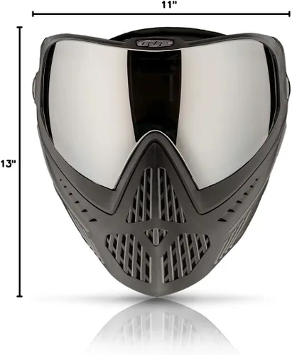 Miniatura 5 de Dye i5 Gafas de paintball – Lente térmica antivaho – Correa GSR Pro, orejas formadas por compresión – Protección facial profesional Ónice