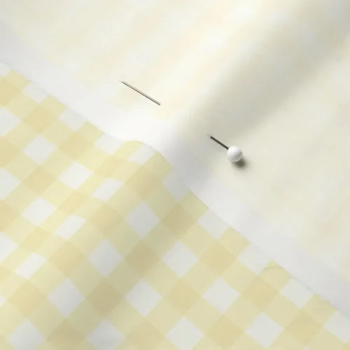 Miniatura 5 de Spoonflower Tela – Pálido Sunshine Gingham Amarillo Limón Cuadros Impreso en Tela Gasa Cuarto Grasa – Coser Moda Vestidos Decoración del Hogar