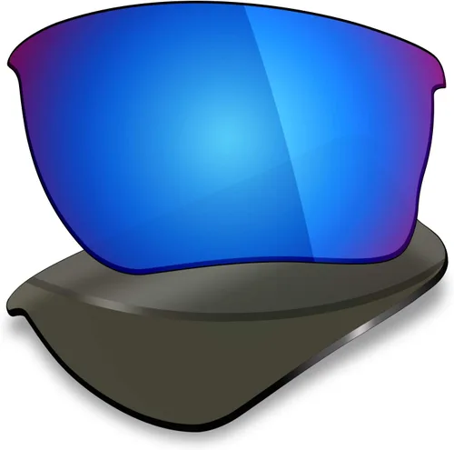 Miniatura 4 de Mryok 4 pares de lentes polarizadas de repuesto para gafas de sol Oakley Quarter Jacket - Stealth BlackFire RedIce BlueSilver Titanium