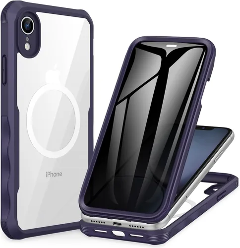 Miniatura 16 de CENHUFO Funda de privacidad para iPhone 11 Pro, funda de cuerpo completo con protector de pantalla de privacidad de vidrio templado 9H integrado