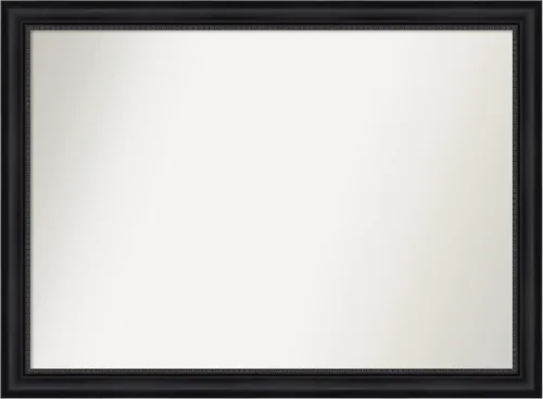 Miniatura 422 de Amanti Art Espejo personalizado, espejo de baño negro Astor, espejo de pared o espejo de tocador de baño sobre el fregadero (25 x 25 pulgadas)