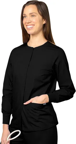 Miniatura 3 de Adar Universal Scrubs for Women - Round Neck Warm-Up Scrub Jacket