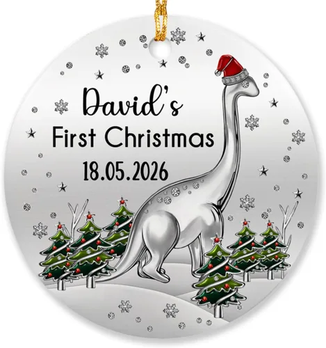 Miniatura 23 de Adornos personalizados de corazón para la primera Navidad, regalos para pareja de recién casados 2025, adorno de nuestra primera Navidad casado