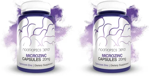 Miniatura 7 de Nootropics Depot Cápsulas de microzinc 20 mg Suplemento de zinc optimizado 30
