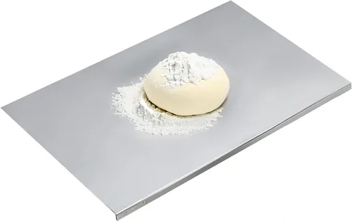 Miniatura 12 de Tabla de cortar de acero inoxidable 304 - Tabla de cortar de cocina de acero inoxidable antideslizante, apta para lavavajillas, ideal para carne