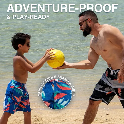 Miniatura 87 de Kanu Surf Traje de baño Yolo de secado rápido UPF 50+ para niños