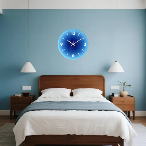 Miniatura 4 de Reloj de pared moderno de 12 pulgadas, reloj de cristal silencioso, relojes de pared decorativos para sala de estar, cocina, oficina, dormitorio