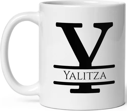 Miniatura 22 de Taza de café personalizada con monograma, letra inicial A personalizada para mujeres, hombres, niñas, niños, papás, mamás amigos, taza de café