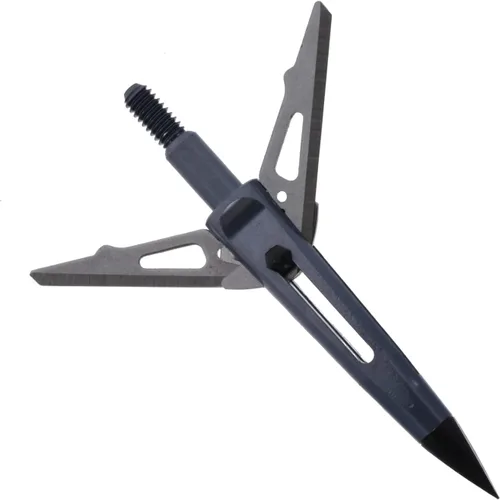 Miniatura 4 de New Archery Products Killzone 2 Blade - Puntas de flecha mecánicas de despliegue trasero para caza con arco con diámetro de corte de 2" y diseño