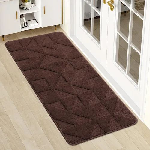 Miniatura 21 de OLANLY Tapetes para Puerta para Interiores, Antideslizantes, Absorbentes, Resistentes a la Suciedad, Tapete de Entrada Lavable, Tapete de Entrada