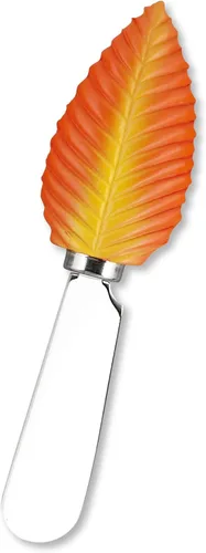 Miniatura 9 de Supreme Housewares Fall Leaves - Esparcidores de queso, asas de resina pintadas a mano con cuchillas de acero inoxidable para untar queso crema