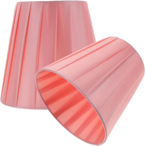 Miniatura 9 de SHERCHPRY 2 piezas de clip para lámpara de repuesto de tela plisada para lámparas de piso de mesa y mesita de noche, accesorio decorativo fácil