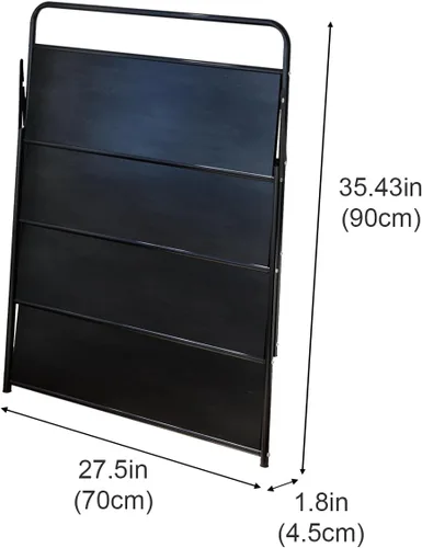 Miniatura 9 de Zapatero plegable de 4 niveles sin montaje, organizador de zapatos plegable sin instalación, estantes portátiles de metal sólido para armario