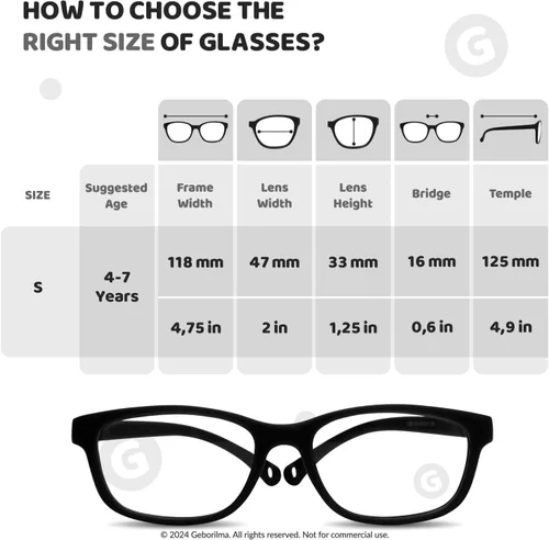 Miniatura 28 de Unbreakable Eyeglasses for Kids Flexible Glasses - Kids Prescription Sports Glasses 4-7 years