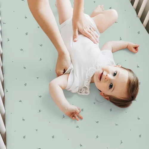 Miniatura 9 de KeaBabies Paquete de 2 sábanas de cuna para bebé, para niño y niña - 52x28 Fibra viscosa derivada del bambú, sábana para cama de niño pequeño