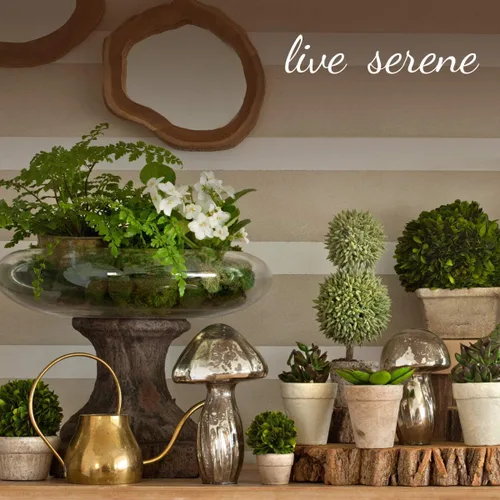 Miniatura 2 de Serene Spaces Living Moderno jarrón cilíndrico de cristal negro, juego de 3 jarrones pequeños, medianos y grandes, diseño moderno inteligente