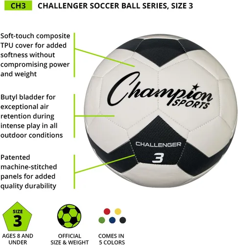 Miniatura 3 de Champion Sports Balón de fútbol Challenger