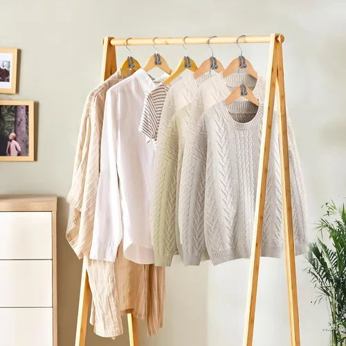 Miniatura 7 de Mlici Ganchos de terciopelo para colgar ropa, 60 piezas resistentes que ahorran espacio para armario, color gris