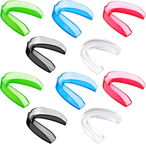 Miniatura 10 de BBTO 20 piezas de protector bucal deportivo para boxeo, protección bucal, boquilla atlética para fútbol, baloncesto, hockey, karate, rugby partido