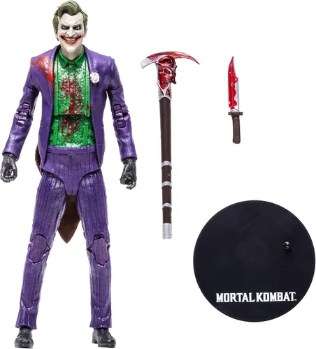 Miniatura 7 de McFarlane Toys Mortal Kombat The Joker (Bloody) - Figura de acción de 7 pulgadas con accesorios