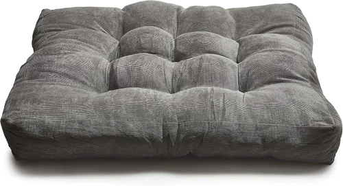 LANITI Cojines de suelo extra grandes de 24 pulgadas para adultos, meditación cuadrada, máxima comodidad, almohadas de gran tamaño para cojín de