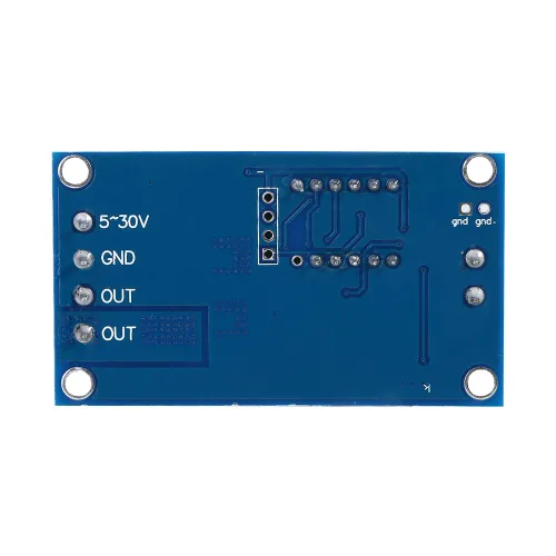 Miniatura 9 de Relé de temporizador, módulo de retardo de pantalla LED, CC 5V-30V, relé de retardo de tiempo, ciclo de encendido/apagado, placa de interruptor