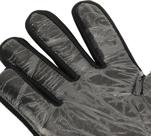 Miniatura 7 de Qiilu Guantes de fútbol de látex para portero de fútbol, guantes de portero para competición de fútbol, látex negro transpirable, guantes de portero
