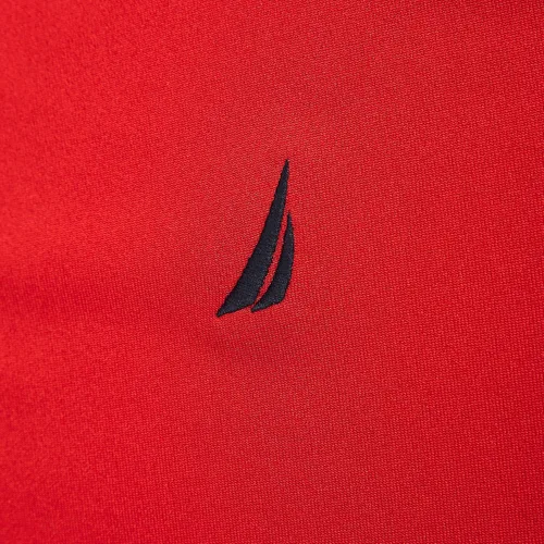 Miniatura 42 de Nautica playera polo clásica de mangas cortas, color sólido, para hombre