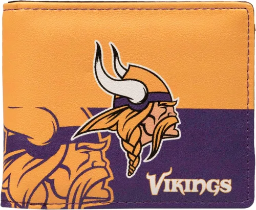 Miniatura 3 de Littlearth NFL Miami Dolphins Bi-Fold Wallet, Team Color, 4” x 5" x 1