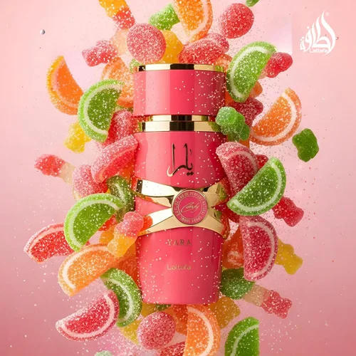 Miniatura 4 de Lattafa Yara Candy - Vainilla, Frutal, Cítrico, Floral - Eau de Parfum Fragancia de Larga Duración para Mujeres, 3.40 Onzas / 100 ml