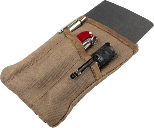 Hide & Drink, Estuche de bolsillo multiherramientas, Bolsa compacta multiusos con cremallera para artículos de diario (EDC), Mini estuche de Fatiga