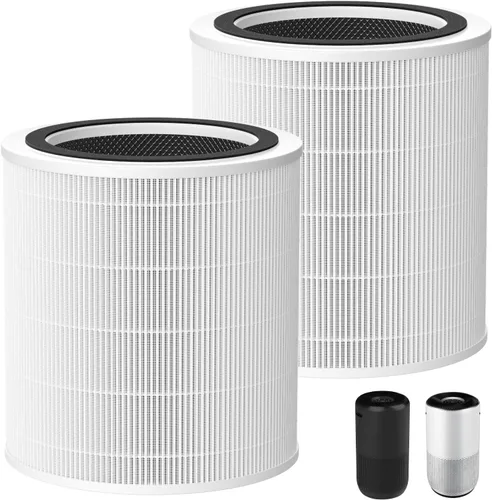 Miniatura 10 de Cabiclean Filtro de repuesto Core 400S para el cuidado de mascotas LEVOIT Core 400S Smart WiFi purificador de aire, 3 en 1 H13 True HEPA, carbón