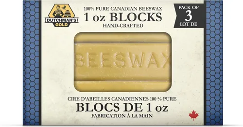 Miniatura 11 de Dutchman's Gold Bloque de cera de abeja amarilla canadiense (1 libra), cera de abeja natural de grado cosmético para hacer velas, jabón