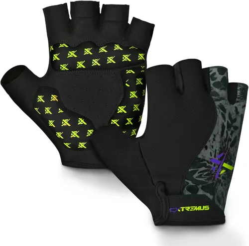 Extremus Antero Cycling Gloves Bike Gloves Half Finger Biking Gloves for Men Women with Anti-Slip Shock-Absorbing Pad, Breathable Bicycle Gloves