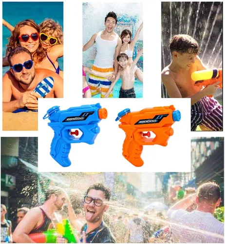 Miniatura 7 de Pistola de agua para niños, paquete de 2 pistolas de chorro de verano para piscina, playa, juguete de lucha contra el agua, piscina, fiesta, playa