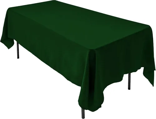 Miniatura 34 de AK TRADING CO. Mantel rectangular de poliéster de 60 x 102 pulgadas, fabricado en Estados Unidos, resistente a las arrugas, ignífugo, duradero