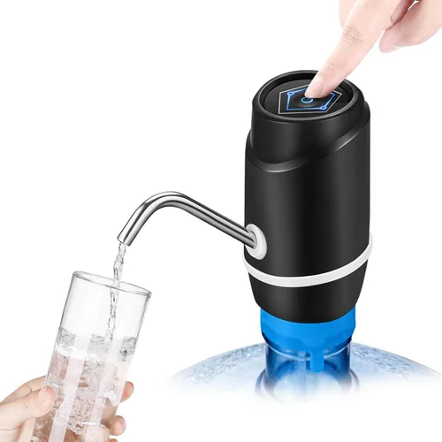 Flexzion - Bomba de agua ​para consumo eléctrica. Despachador de agua eléctrico potente para botellas de 5 galones portable, de rotación. Para uso