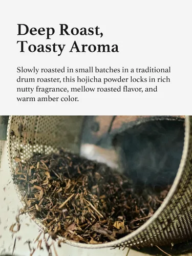 Miniatura 5 de Polvo Hojicha de HAYASHIYA, Uji de Kyoto, Polvo de Té Verde Tostado Japonés para Latte, Bajo en cafeína (60 g / 2.1 oz)