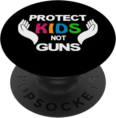 Protege a los niños, no las armas, protege a los niños, detenga la violencia con armas PopSockets intercambiables PopGrip