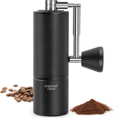 Miniatura 10 de TIMEMORE Chestnut C3 ESP Pro Molinillo de Café Manual, Molinillo de Café Manual de Rebaba Cónica de Acero Inoxidable S2C con Mango Plegable