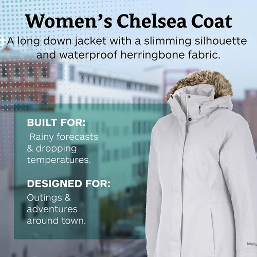 Miniatura 2 de MARMOT Women's Chelsea Waterproof Down Rain Coat, Fill Power 700