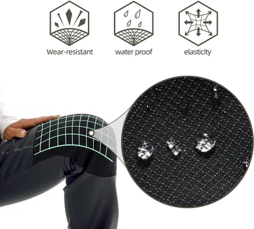 Miniatura 5 de BenBoy - Pantalones deportivos masculinos tipo cargo de esquí, impermeables, a prueba de viento, de vellón, para senderismo y actividades al aire