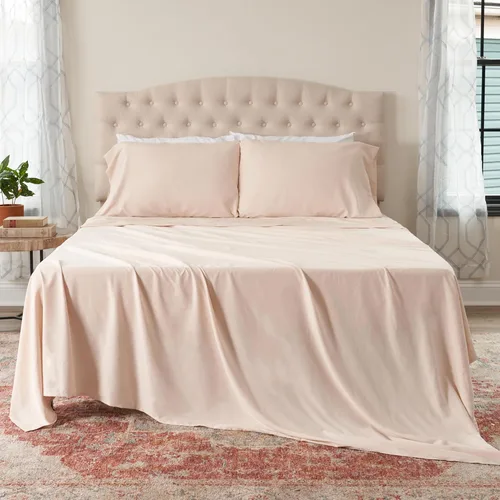 Miniatura 10 de Northwest Ashford Home Essentials Bedding - Juego de sábanas de 4 piezas, tamaño Full, Azul Estate