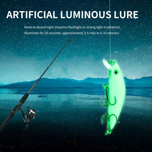 Miniatura 5 de TSKS Kit de Señuelos Artificiales de Pesca Mixto Incluyendo Minnow de Aleta de Buceo Frontal, Popper de Superficie, Cebos de Manivela, Lápiz VIB